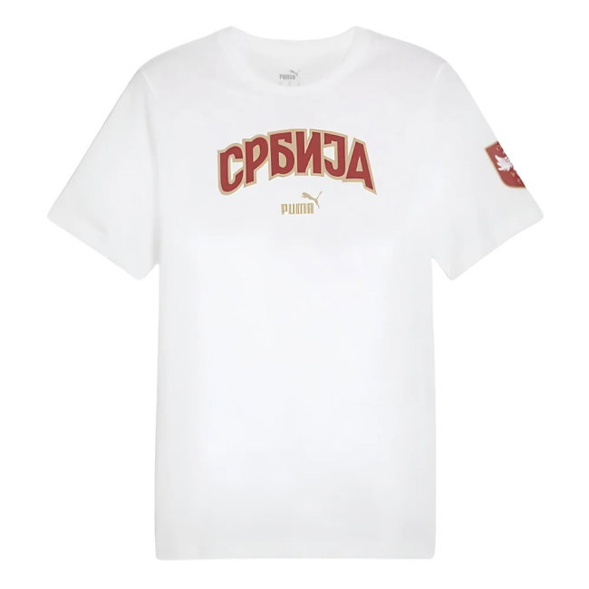 2024-2025 Serbia FtblIcons Tee (White) (Vidic 5)-SoccerKits Hub | Buy Soccer Jerseys Online